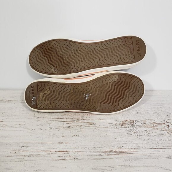 Grey Canvas Sperry Topsider Sneakers Women's Size 11 - Picture 7 of 7